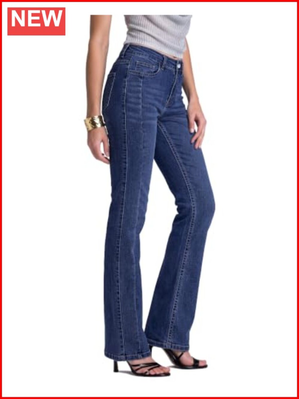 Bootcut Jeans for Women High Waisted Stretchy Denim Pants